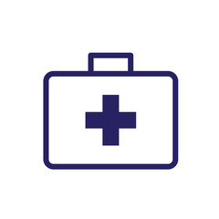 Fototapeta premium first aid box icon logo collection