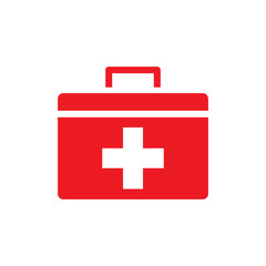 Fototapeta premium first aid box icon logo collection