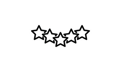 star icon, rating review symbol