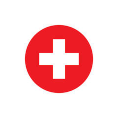 Fototapeta premium first aid box icon logo collection