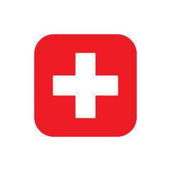 Fototapeta premium first aid box icon logo collection