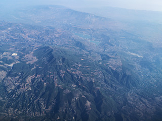 Obraz premium Turkey landscape view from the plane