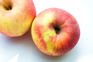 Apples isolated on white background