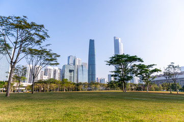 Fototapeta na wymiar Cityscape of Guangzhou, China