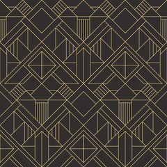 Abstract art deco geometric pattern