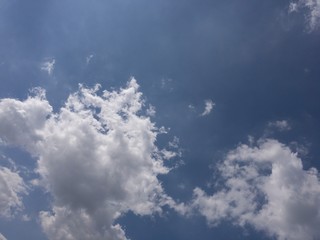 blue sky with clouds