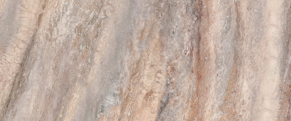 Brown Marble Texture Background With Grey Curly Veins, Smooth Natural Breccia Marble Tiles, It Can Be Used For Interior-Exterior Home Decoration And Ceramic Tile Surface, Wallpaper, Architectural Slab