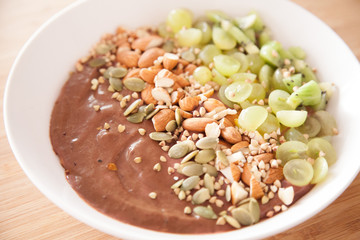 Cocoa Smoothie Bowl, Vegan 