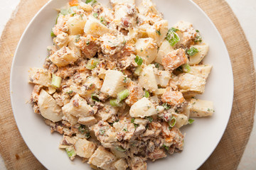 Plant based whole foods meal - Vegan Potato Salad