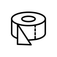 tissue paper icon vector flat design