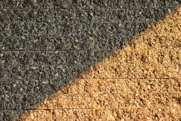 beautiful background pattern of concrete and sun light 