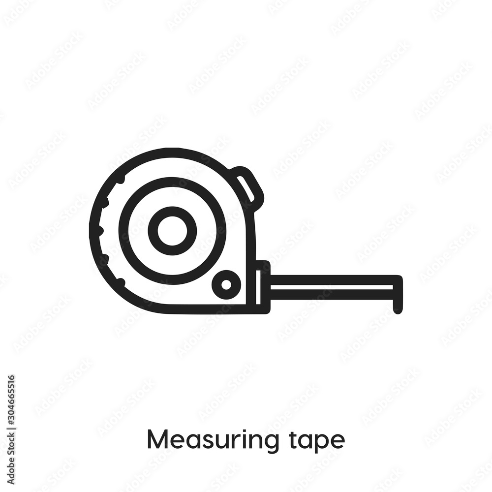 Wall mural measuring tape icon vector