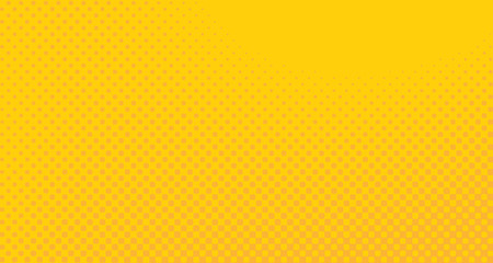 Orange halftone pop art background abstract vector comics style blank layout template with clouds beams and isolated dots pattern. For sale banner for your designe 1960s. with copy space eps10