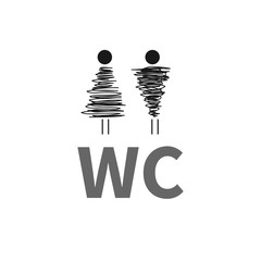 man and woman sticks