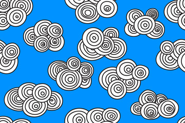 white clouds in sky
