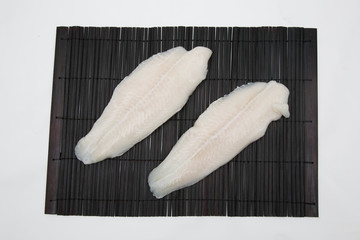 A slice of dolly fish meat.
