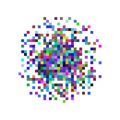 abstract vector grid