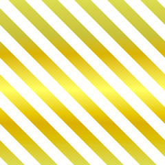 Seamless vector sparkling pattern. Diagonal repeating gold and white stripes. Holiday classic illustration for posters, backgrounds, wallpapers, wrapping paper, textile. Trend geometric metal picture