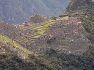 Foto op Canvas Machu Picchu ancient Inca city, andean region, Peru © SIMONE