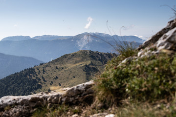 Chartreuse mountain range in France