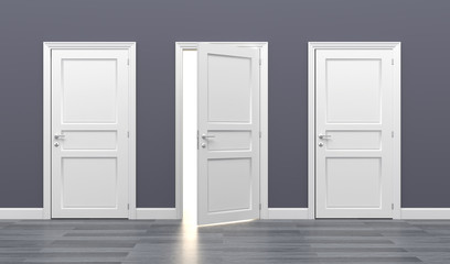 Obraz na płótnie Canvas door business destination opportunity exit different 
