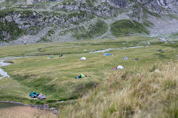 Parc National des Écrins in France camping