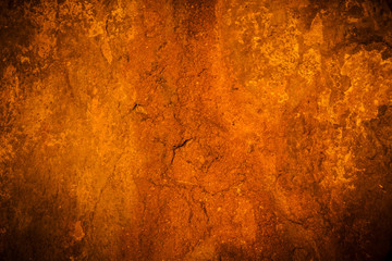 Old cement wall vignette background and black