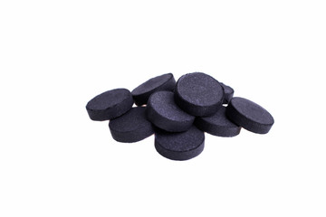 Activated carbon tablets