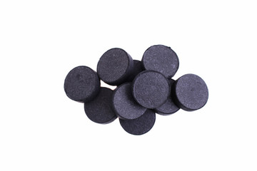 Activated carbon tablets
