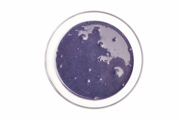 Black yogurt in a creamer