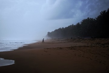 sunset on beach