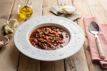 beef and vegetable soup