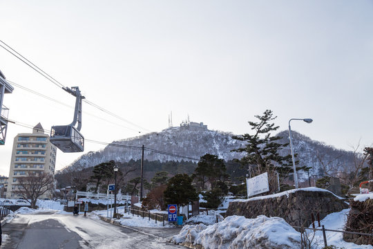 Mount Hakodate is popular tourist destination with  scenic view and can be accessed through ropeway or cable car.