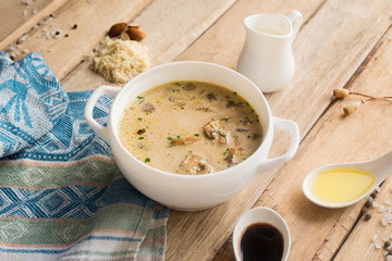 Mushroom cream soup