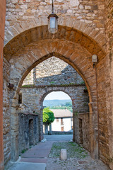 Fototapeta na wymiar Belluno, Italy, Porta Ruga town gate