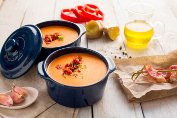 tomato bacon soup