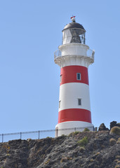 Fototapeta na wymiar cape pallister lighthouse new zealand