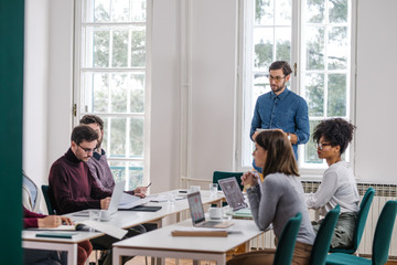 Businessman Making a Presentation