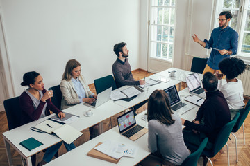 Businessman Making a Presentation