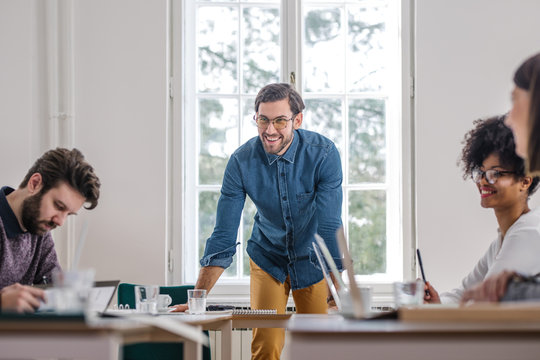 Businessman Making a Presentation