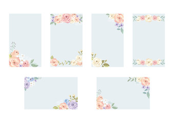 バラののカードデザイン