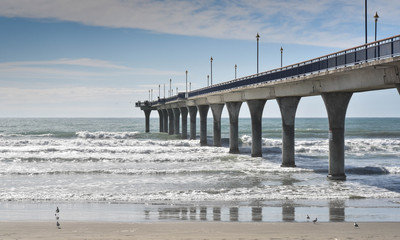 Obraz premium pier on the beach