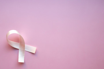 Pink ribbon, Breast cancer awareness and October Pink day, world cancer day, national cancer survivor day
