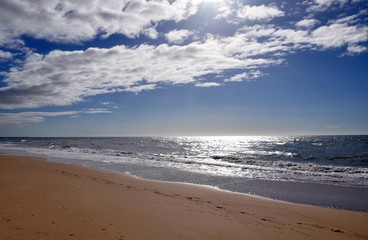 Am Strand von Monte Gordo-Ostalgarve