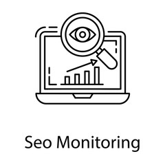 Seo Monitoring Vector 