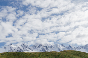 Peak Shkhara Zemo Svaneti, Georgia. The main Caucasian ridge