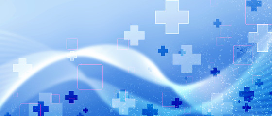 2D illustration medical structure background