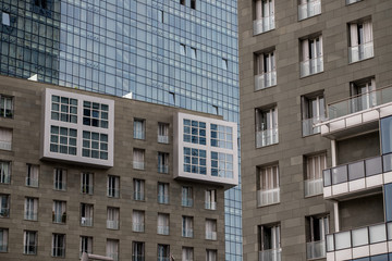 moderne Fassaden in Bilbao