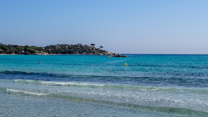 Corsica is a beautiful french island in Mediterranean sea