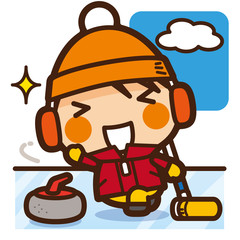 がっこうKids カーリング女子 冬スポーツ